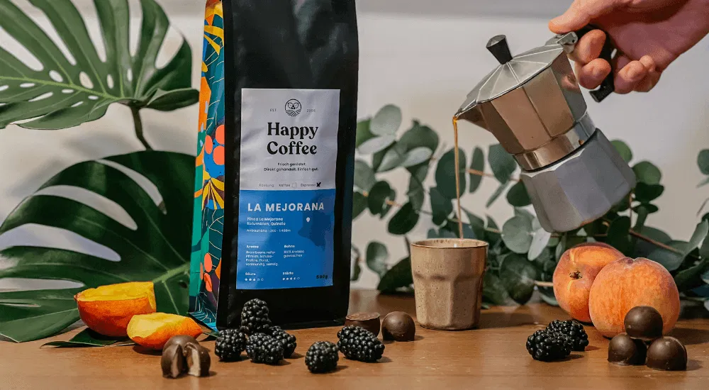 Happy Coffee La Mejorana - Kolumbien Kaffee
