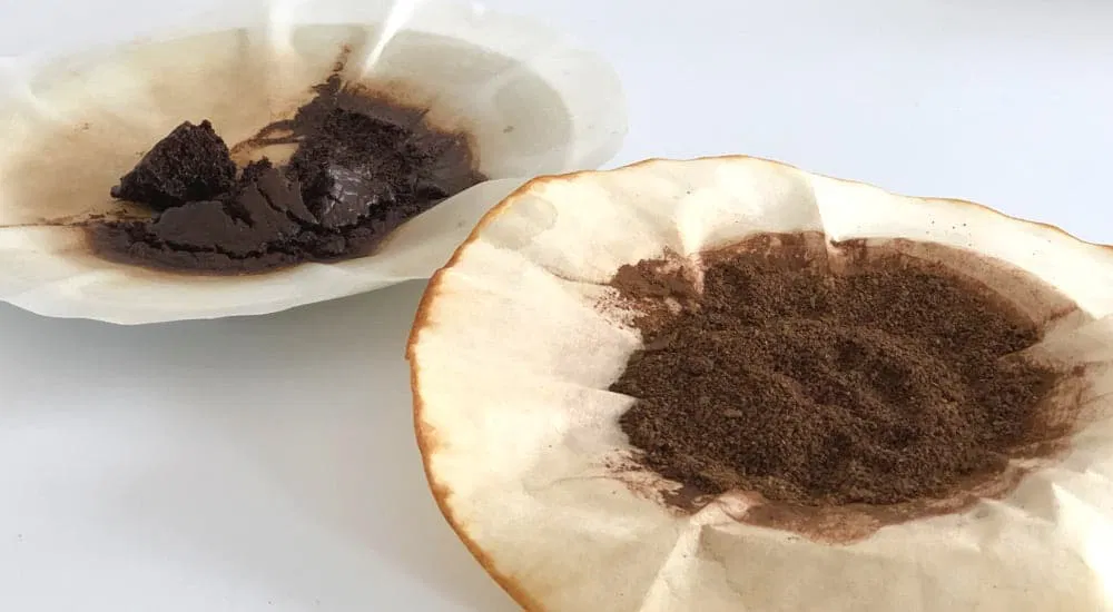 Kaffee Peeling - trockener Kaffeesatz