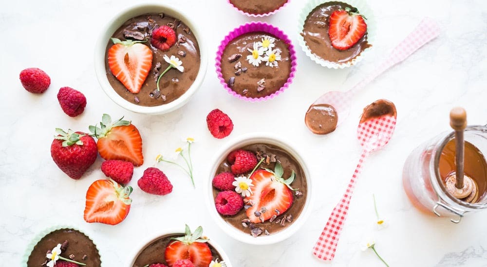 Chia Pudding mit Schokolade
