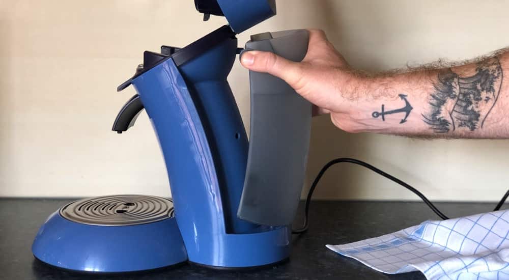 Kaffeepadmaschine - Wassertank