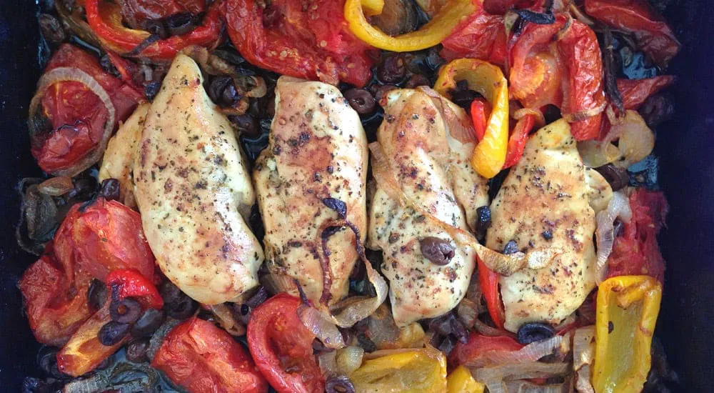 Clean Eating - Ofen Hähnchen mit Gemüse