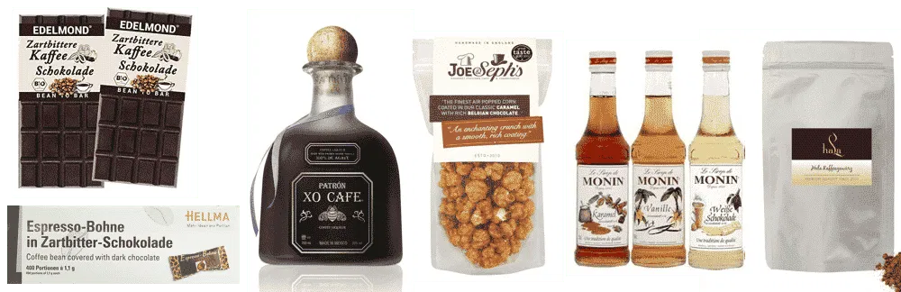 Kaffee Geschenke - süsse Lebensmittel