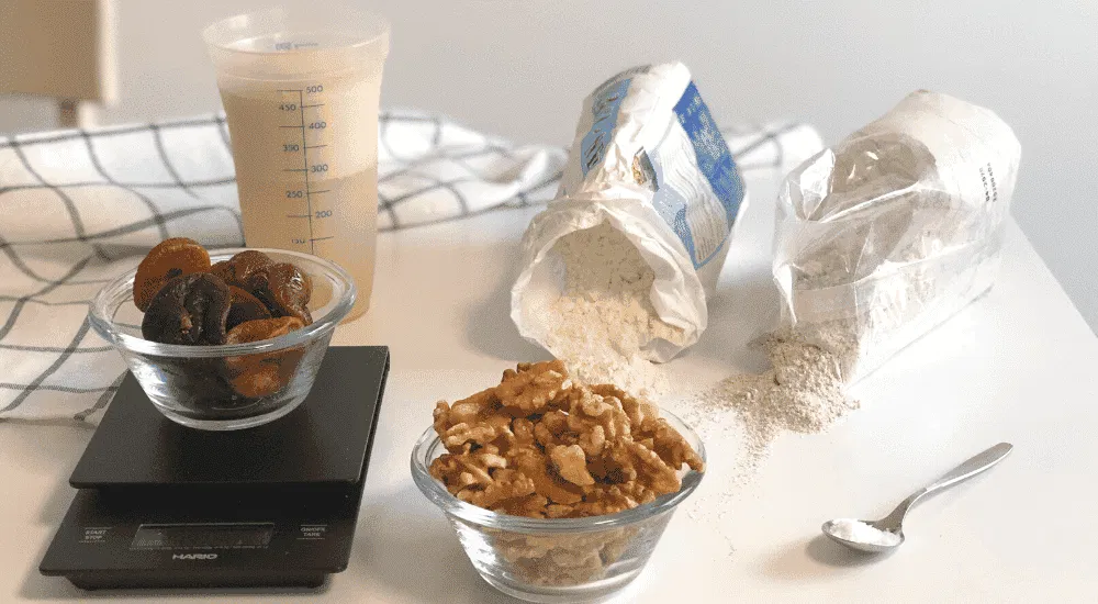 Brot Rezept - Feigen-Nuss-Brot - Zutaten