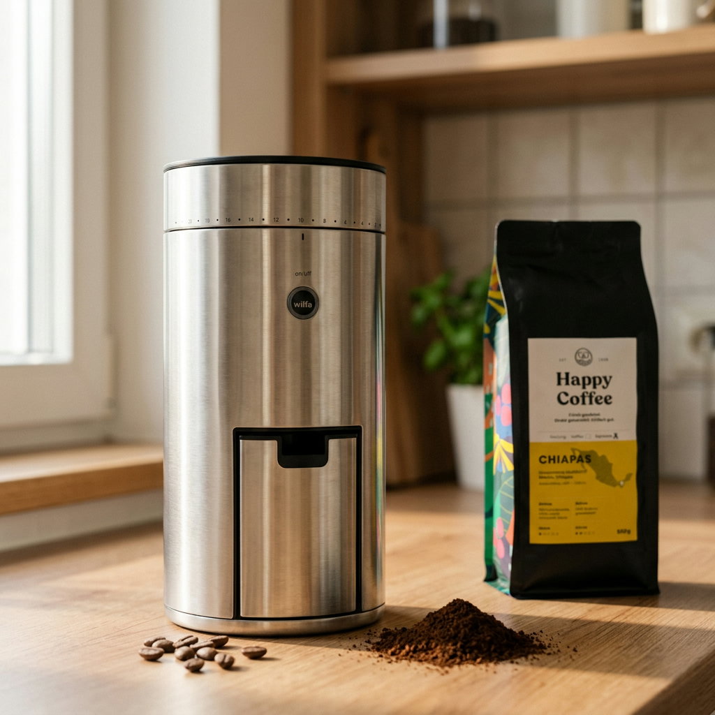 Wilfa Svart Uniform — Kaffeemühle mit Flat-Burrs