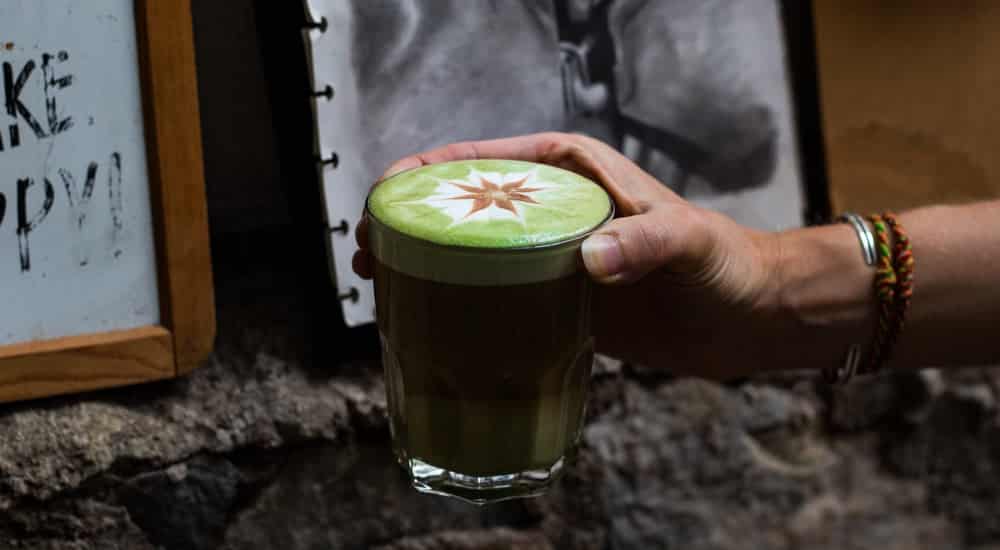 Dirty Matcha mit Espresso