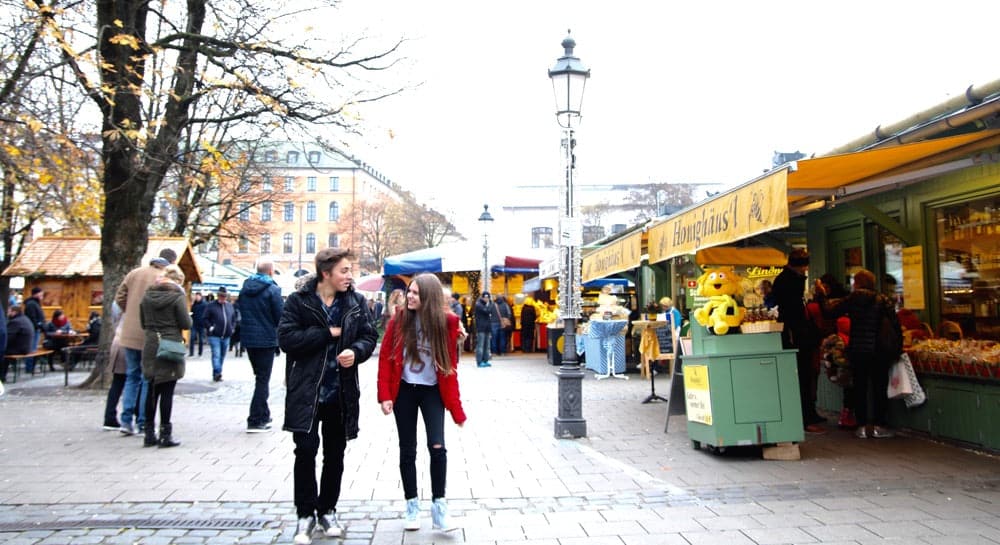 Cafés in München - Viktualienmarkt