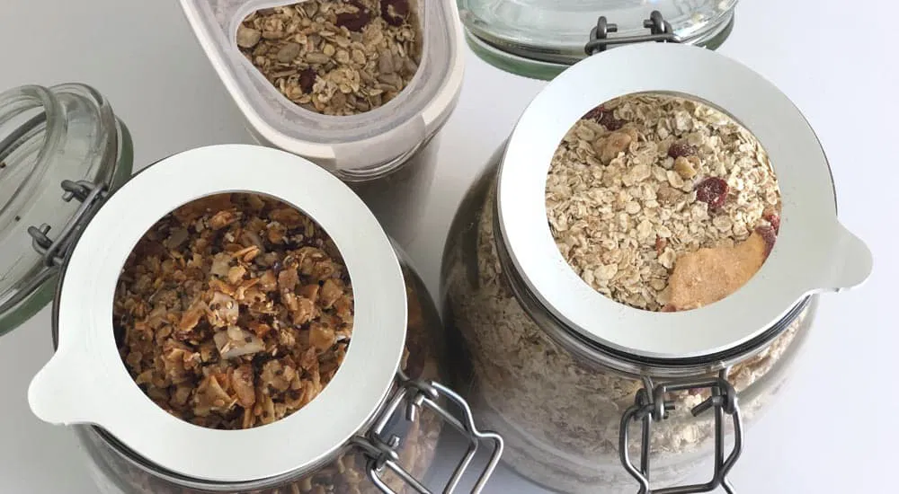 Müsli selber machen - Vorratsgläser